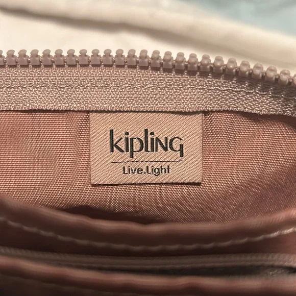 Kipling Rose Gold Wristlet Bag - Picture 5 of 5